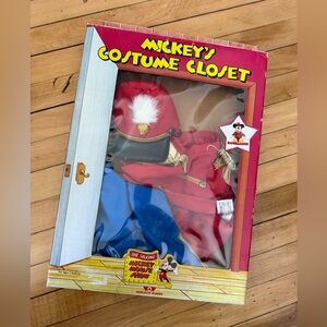 MICKEY'S COSTUME CLOSET BAND LEADER OUTFIT Talking Mickey Mouse Worlds of Wonder